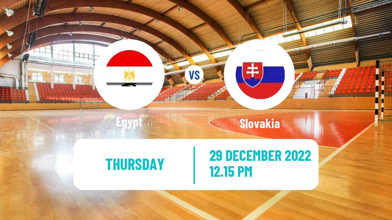 Handball Friendly International Handball Egypt - Slovakia