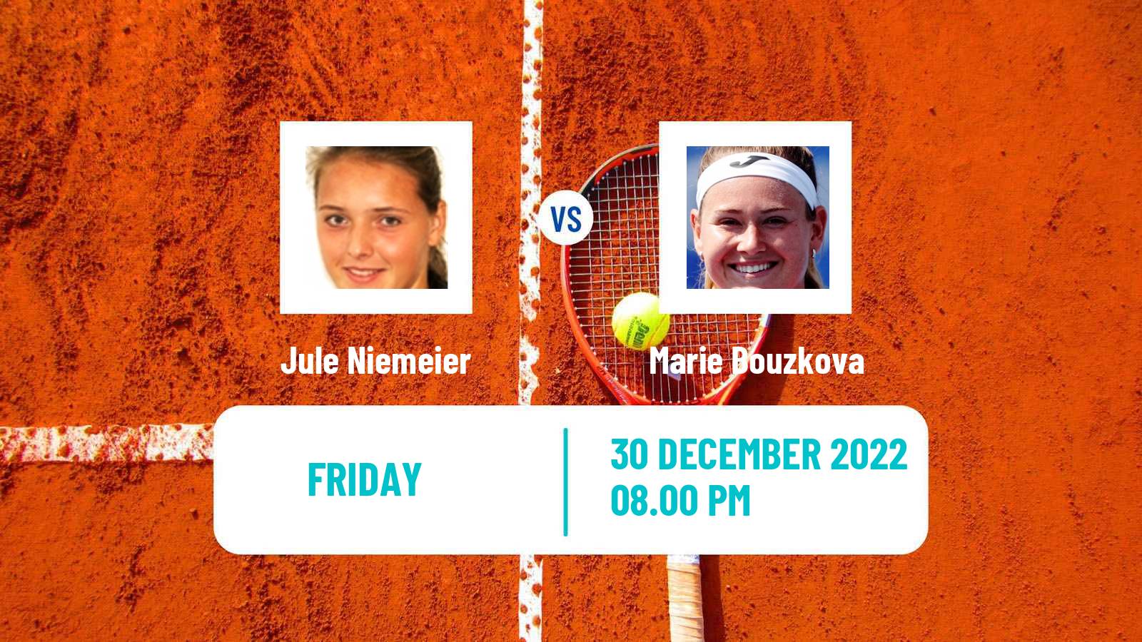 Tennis WTA United Cup Jule Niemeier - Marie Bouzkova