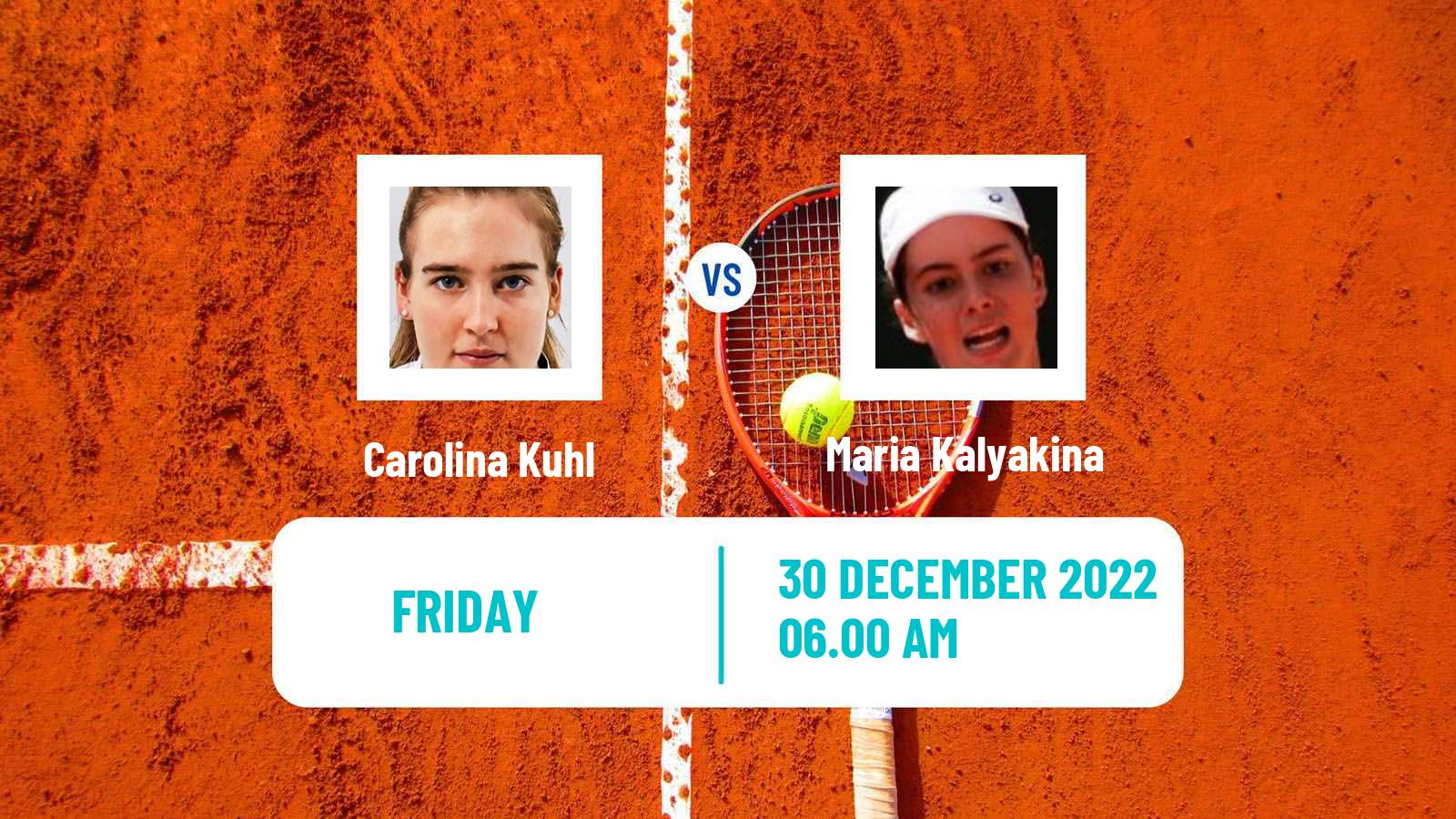 Tennis ITF Tournaments Carolina Kuhl - Maria Kalyakina