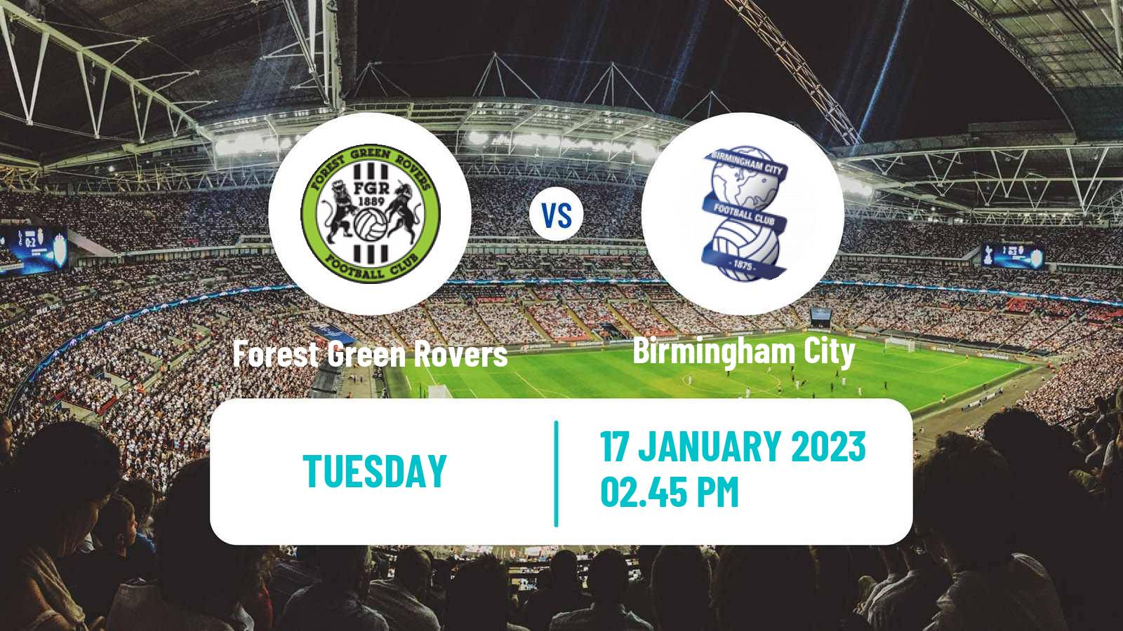 Soccer English FA Cup Forest Green Rovers - Birmingham City