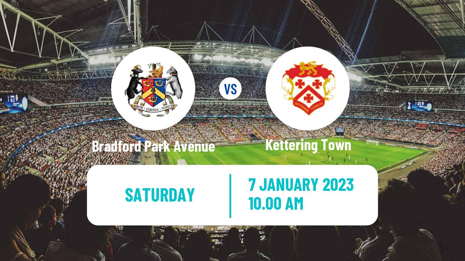 Soccer English National League North Bradford Park Avenue - Kettering Town