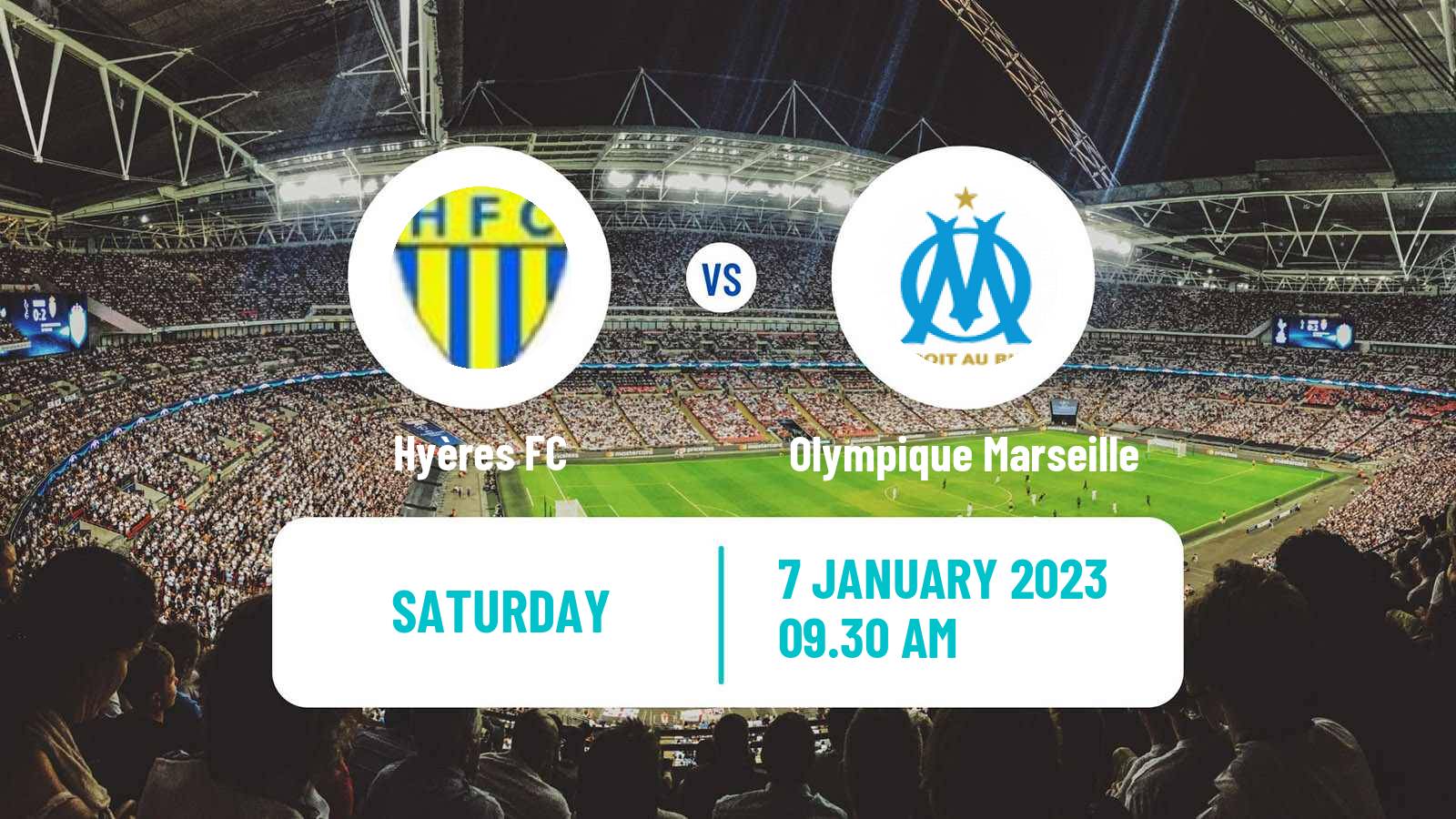 Soccer Coupe De France Hyères - Olympique Marseille