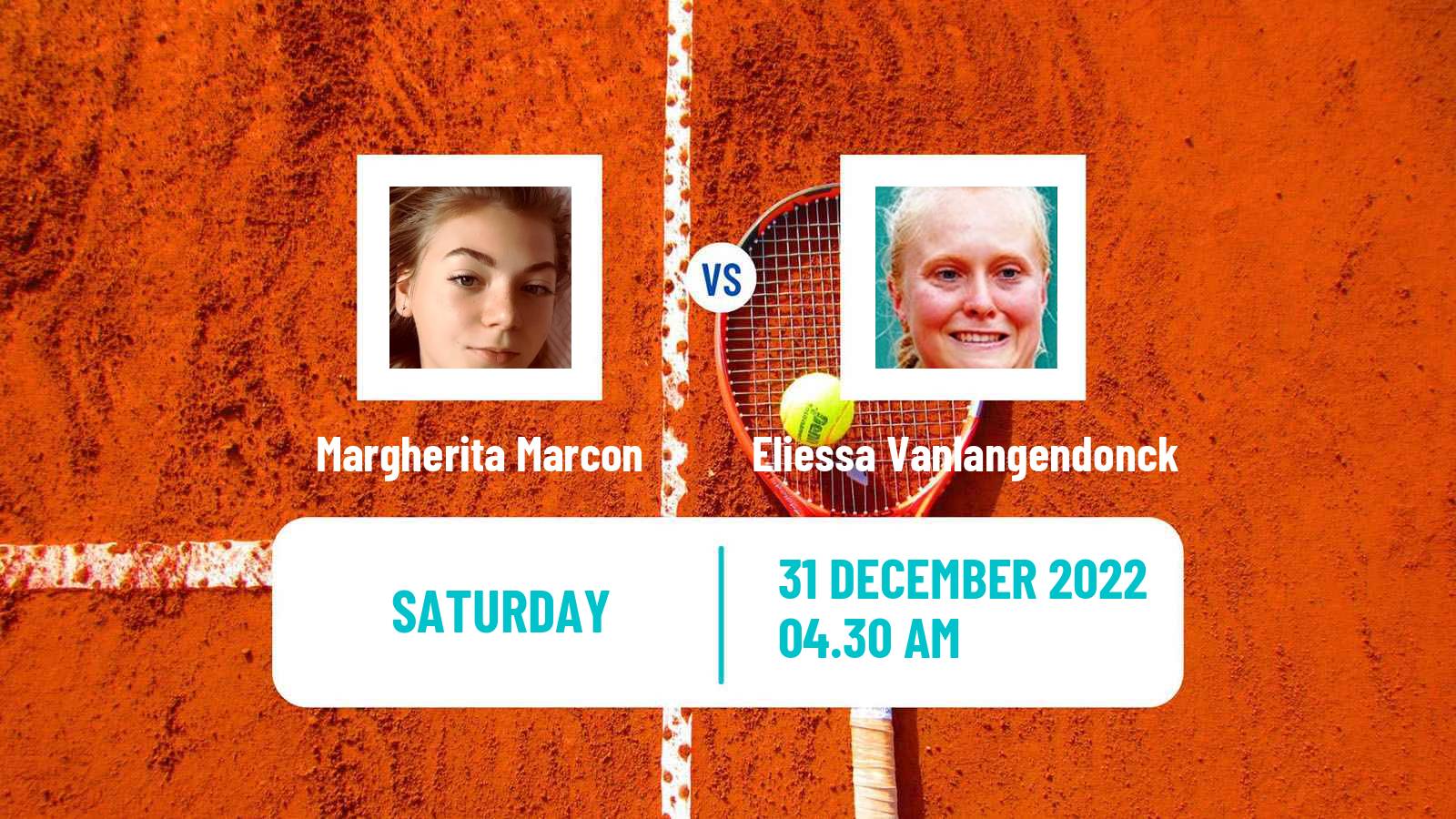 Tennis ITF Tournaments Margherita Marcon - Eliessa Vanlangendonck