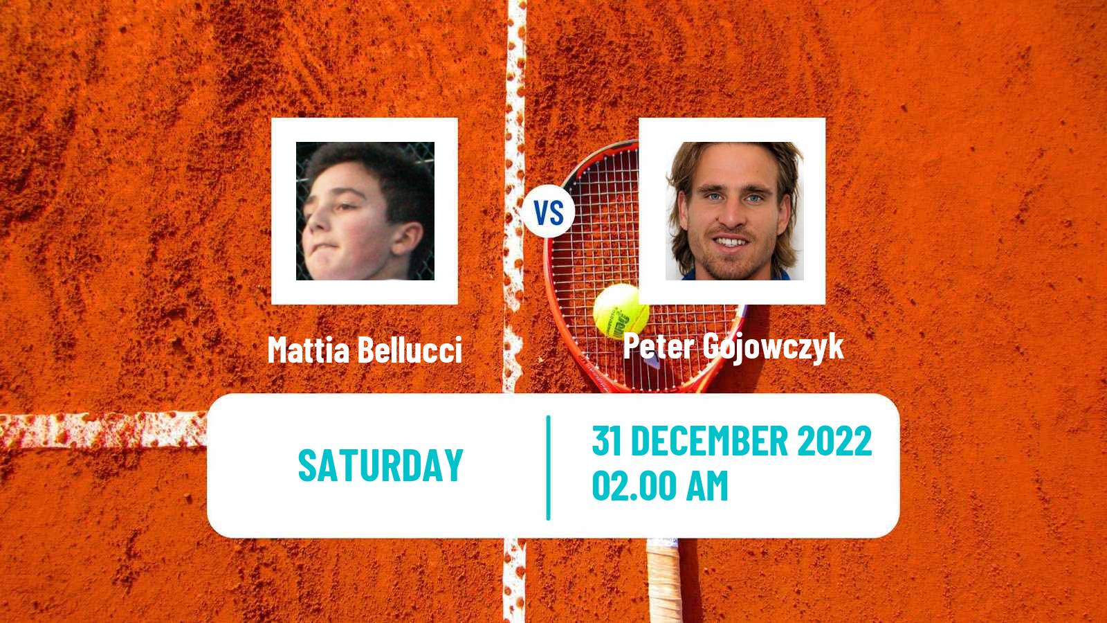 Tennis ATP Pune Mattia Bellucci - Peter Gojowczyk