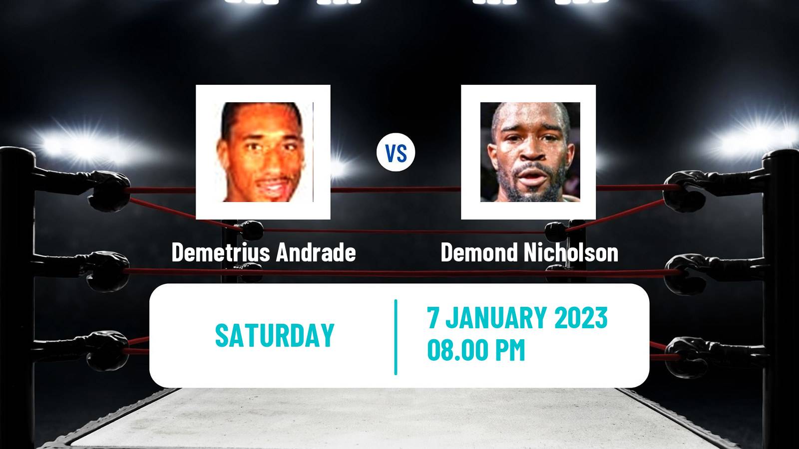 Boxing Boxing Demetrius Andrade - Demond Nicholson