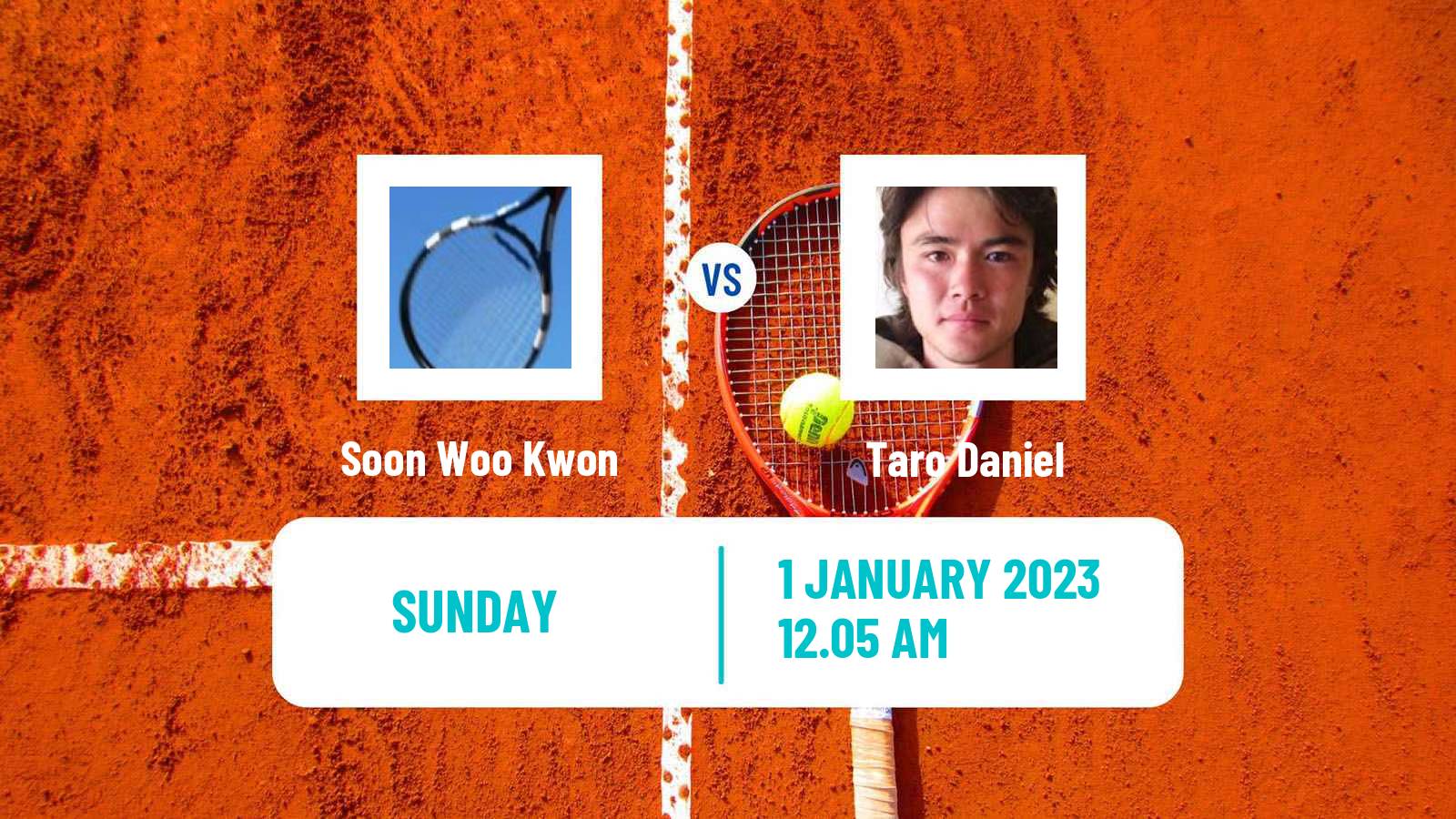 Tennis ATP Adelaide Soon Woo Kwon - Taro Daniel