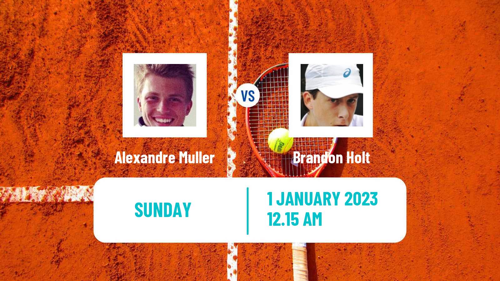 Tennis ATP Challenger Alexandre Muller - Brandon Holt