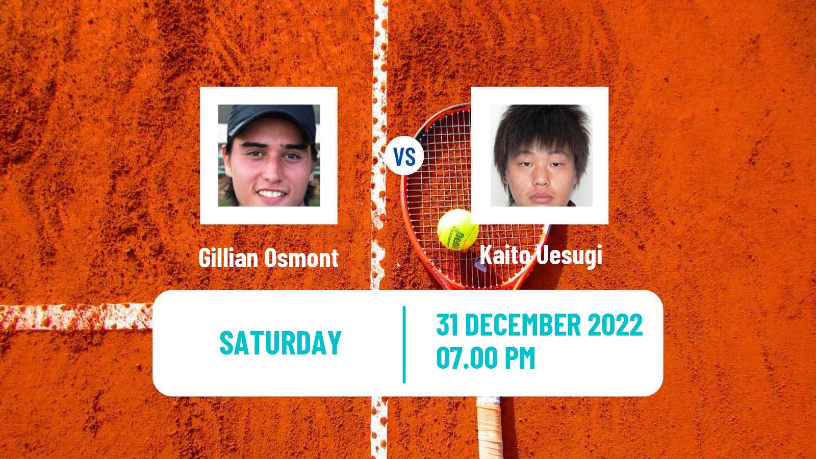 Tennis ATP Challenger Gillian Osmont - Kaito Uesugi