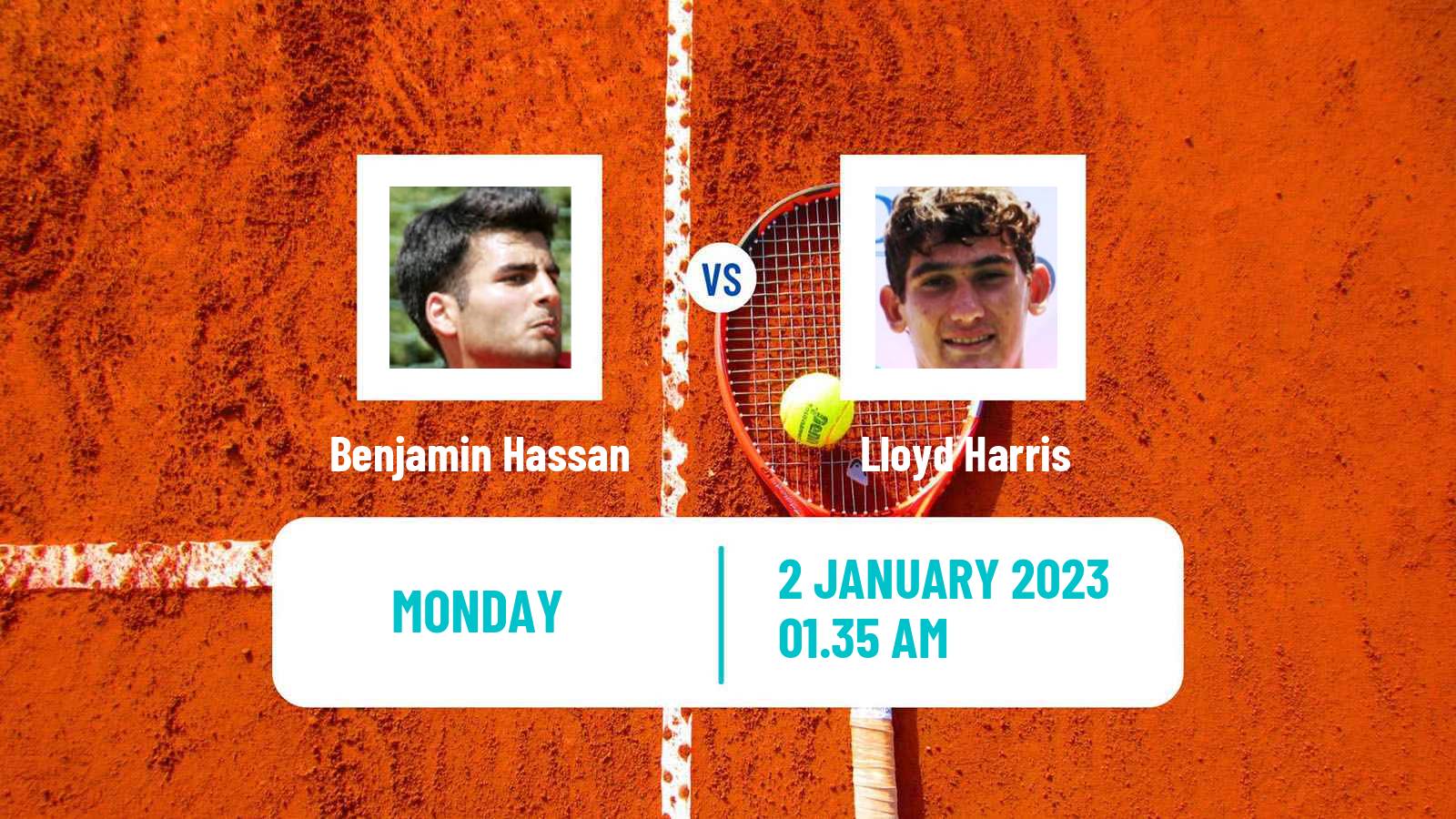 Tennis ATP Challenger Benjamin Hassan - Lloyd Harris