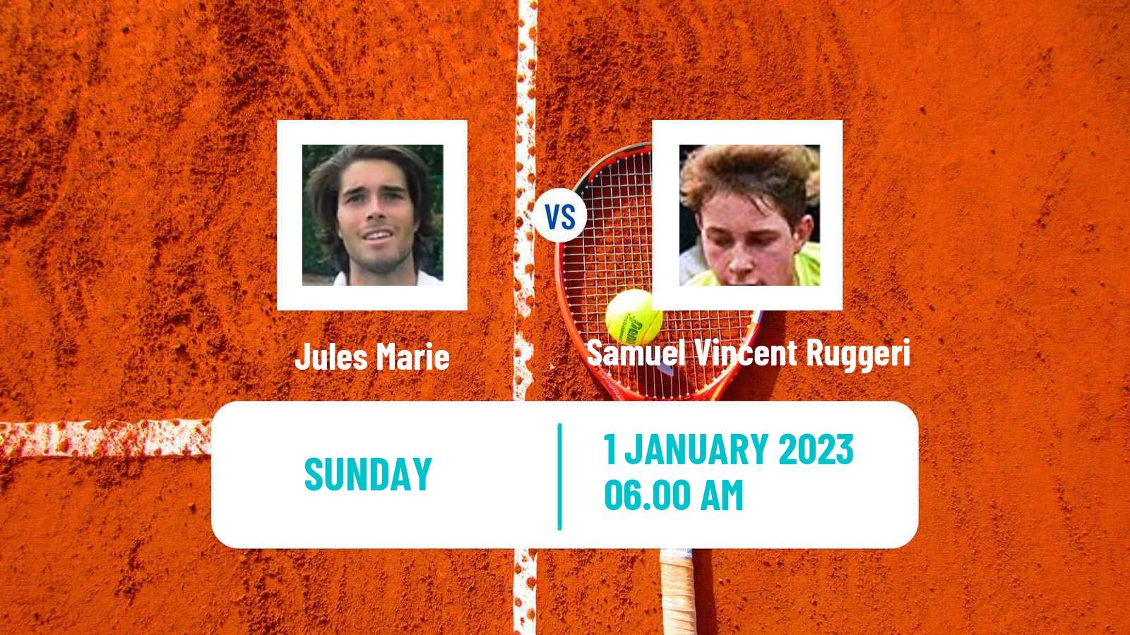 Tennis ATP Challenger Jules Marie - Samuel Vincent Ruggeri