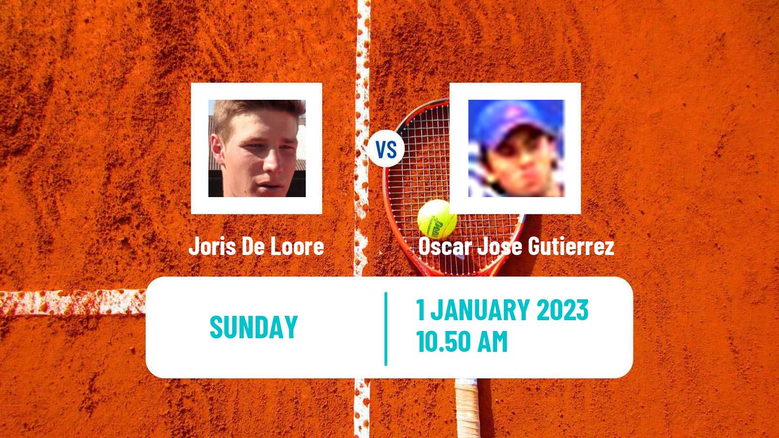 Tennis ATP Challenger Joris De Loore - Oscar Jose Gutierrez
