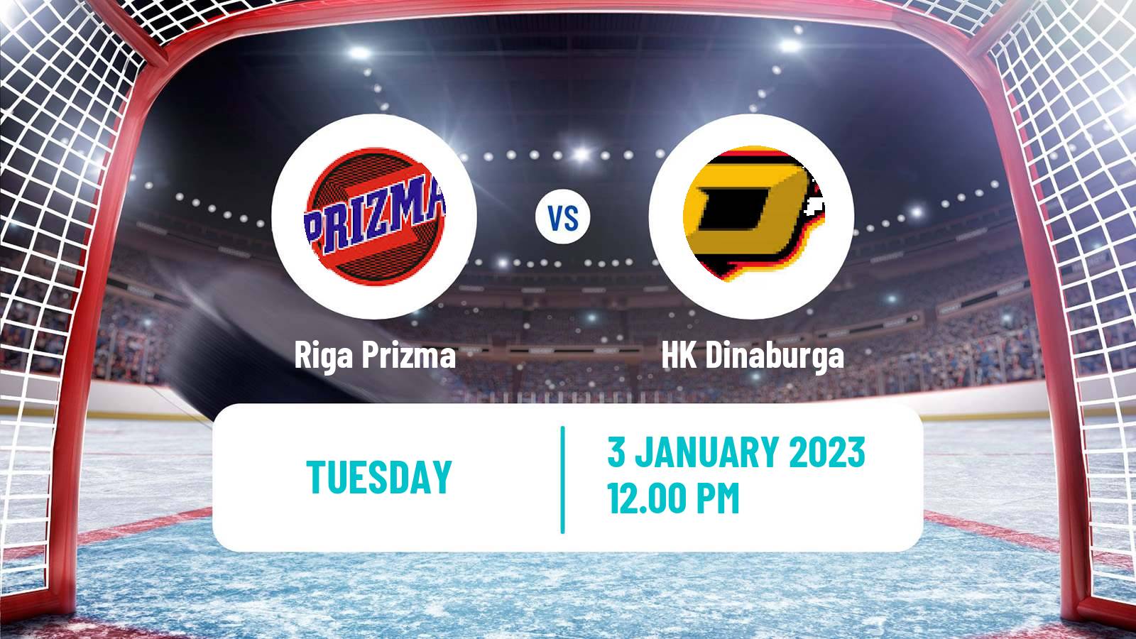 Hockey Latvian Hokeja Liga Riga Prizma - Dinaburga