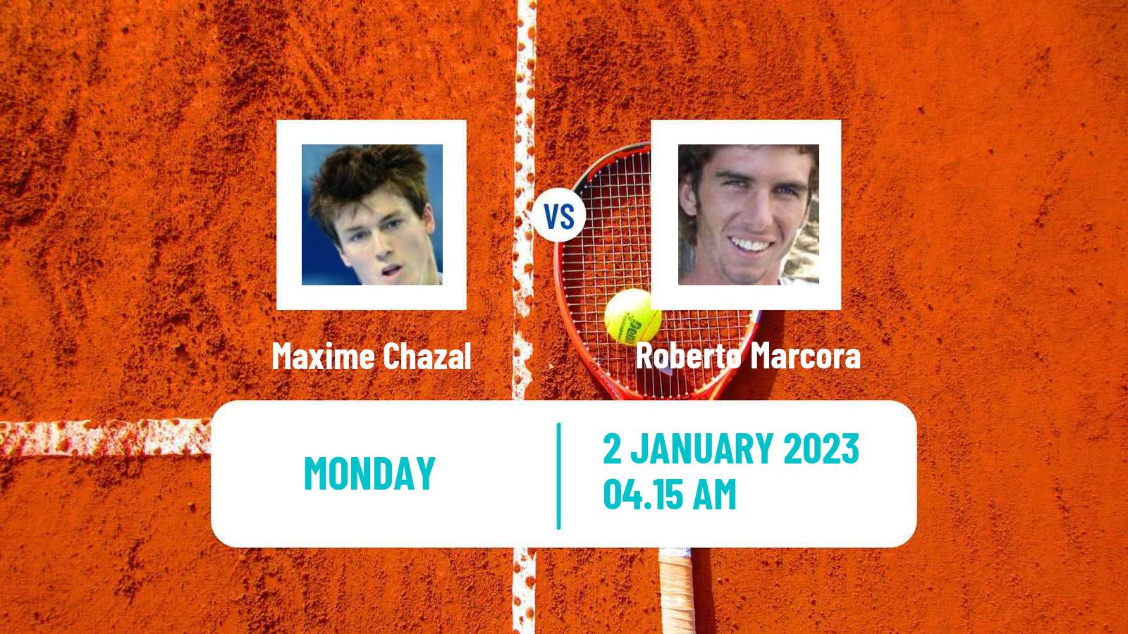 Tennis ATP Challenger Maxime Chazal - Roberto Marcora