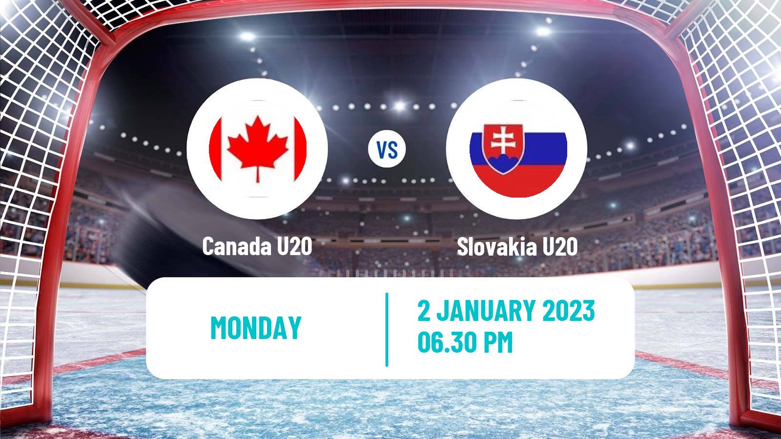 Hockey IIHF World U20 Championship Canada U20 - Slovakia U20