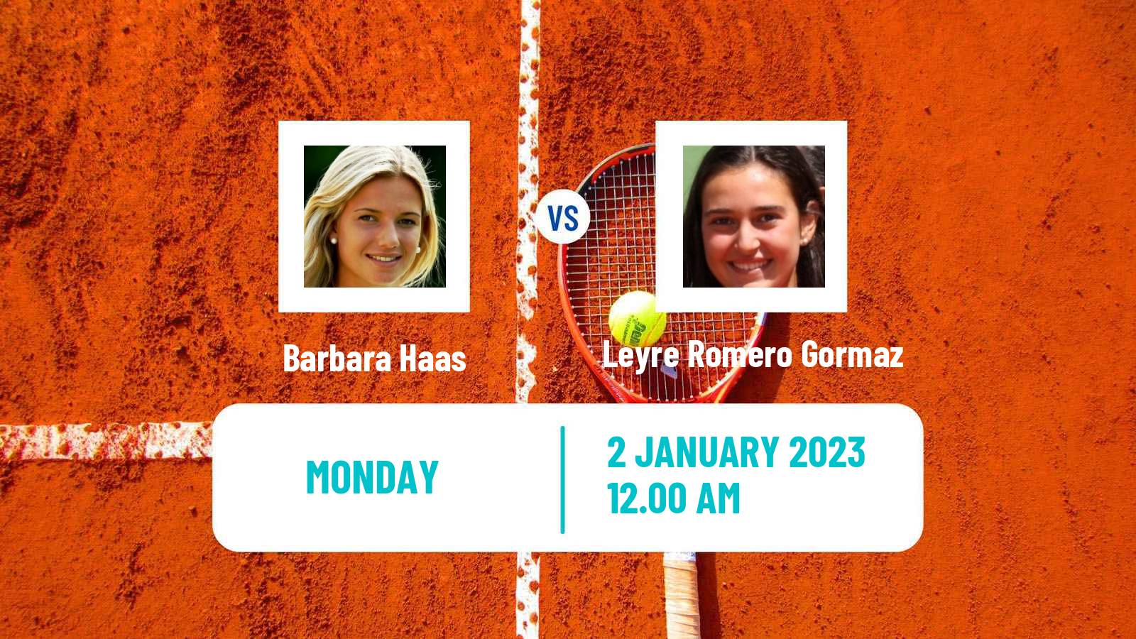 Tennis ITF Tournaments Barbara Haas - Leyre Romero Gormaz