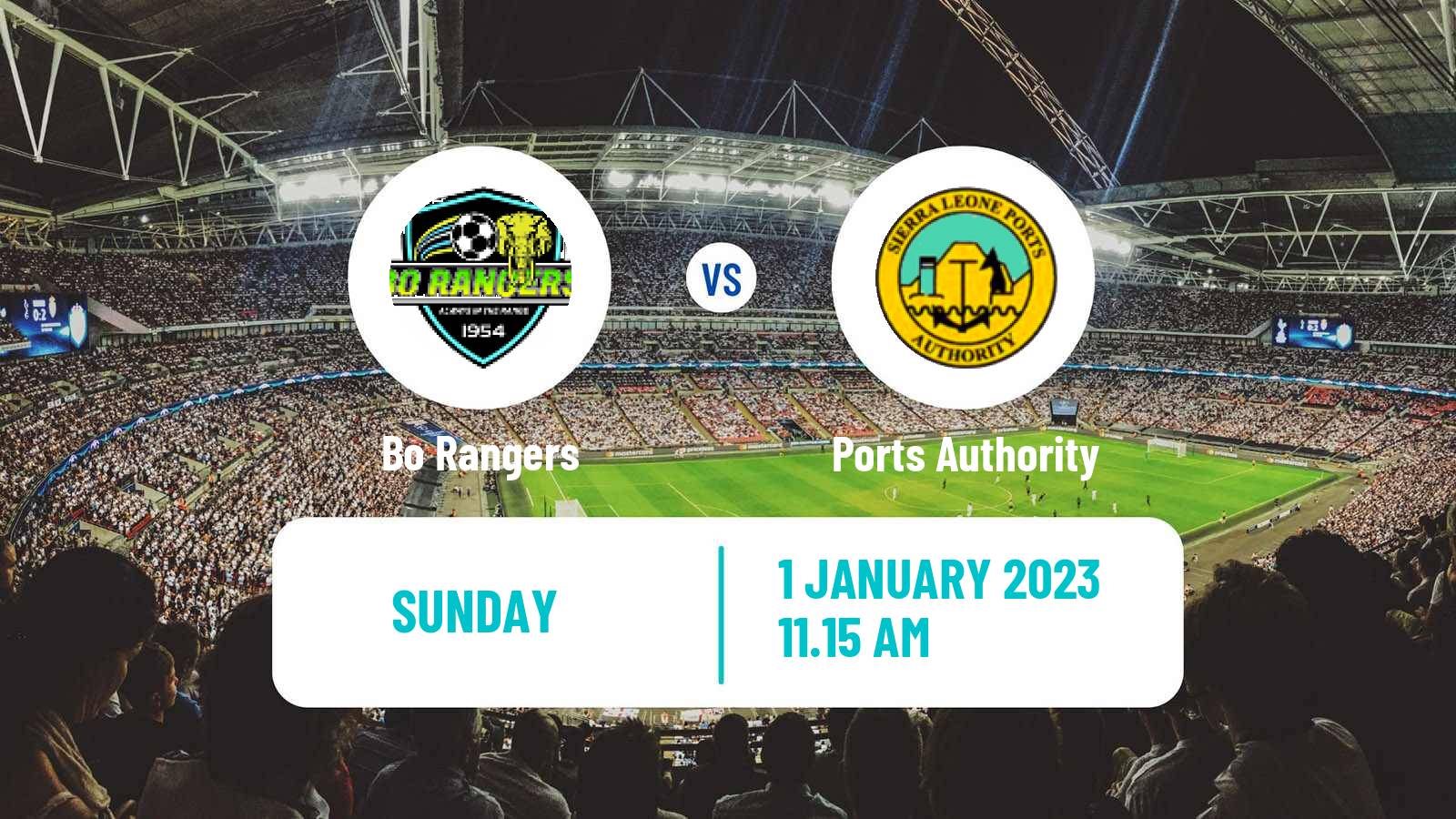 Soccer Sierra Leone Premier League Bo Rangers - Ports Authority