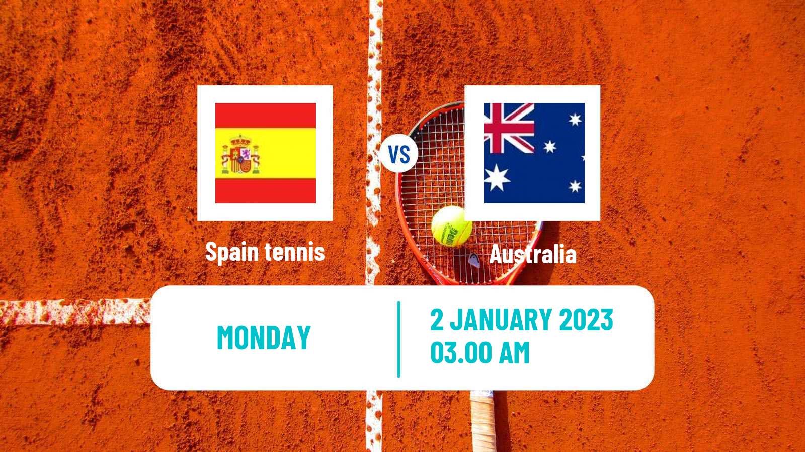 Tennis United Cup Teams Mix Tennis Spain - Australia