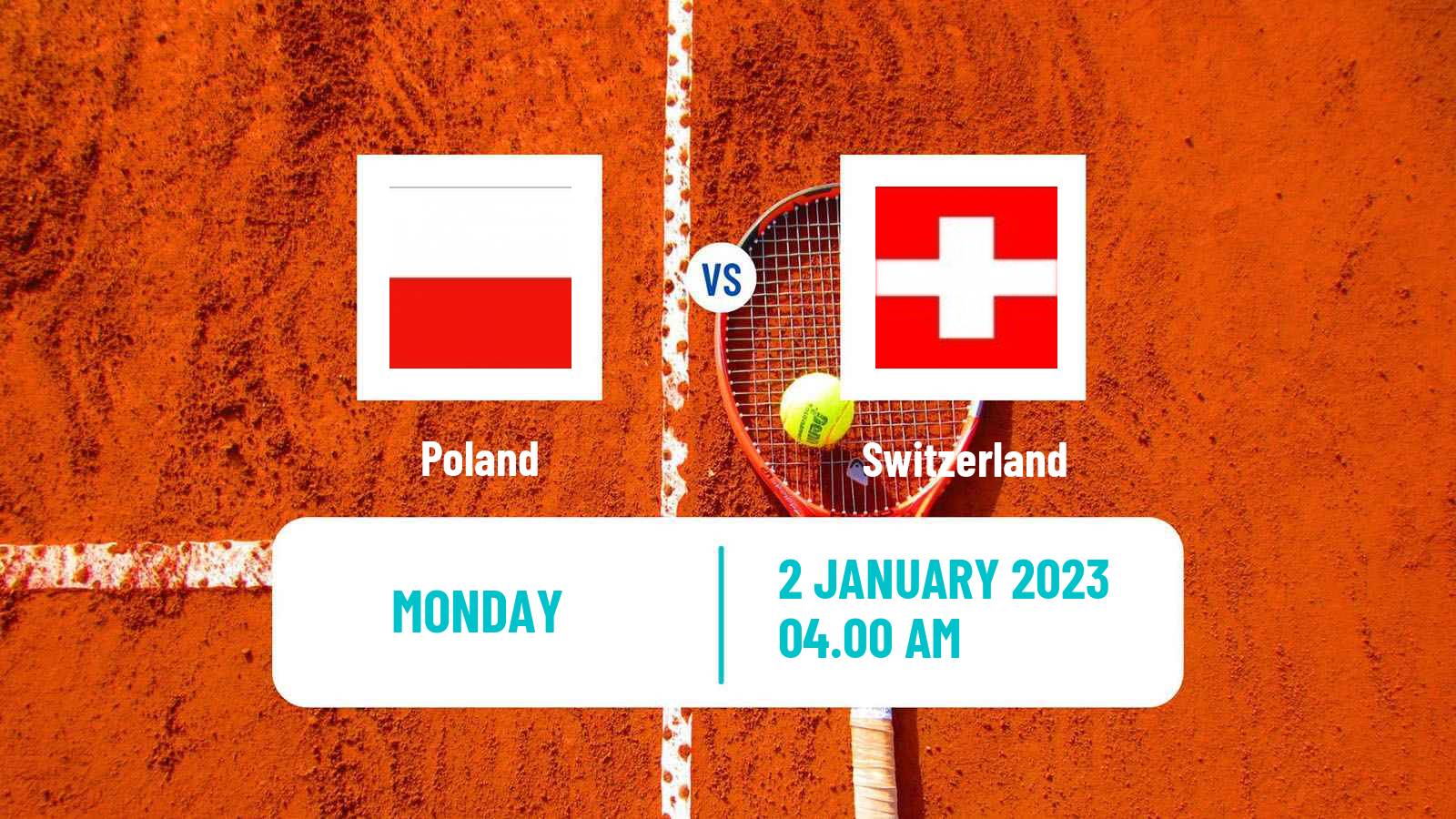 Tennis United Cup Teams Mix Tennis Poland - Switzerland