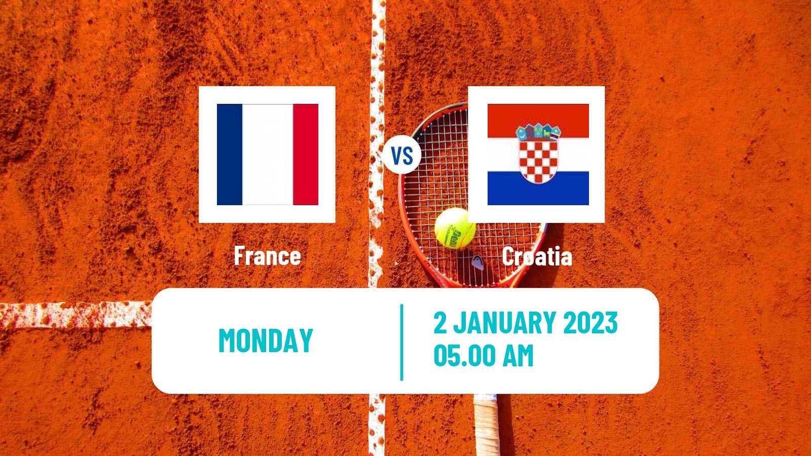 Tennis United Cup Teams Mix Tennis France - Croatia