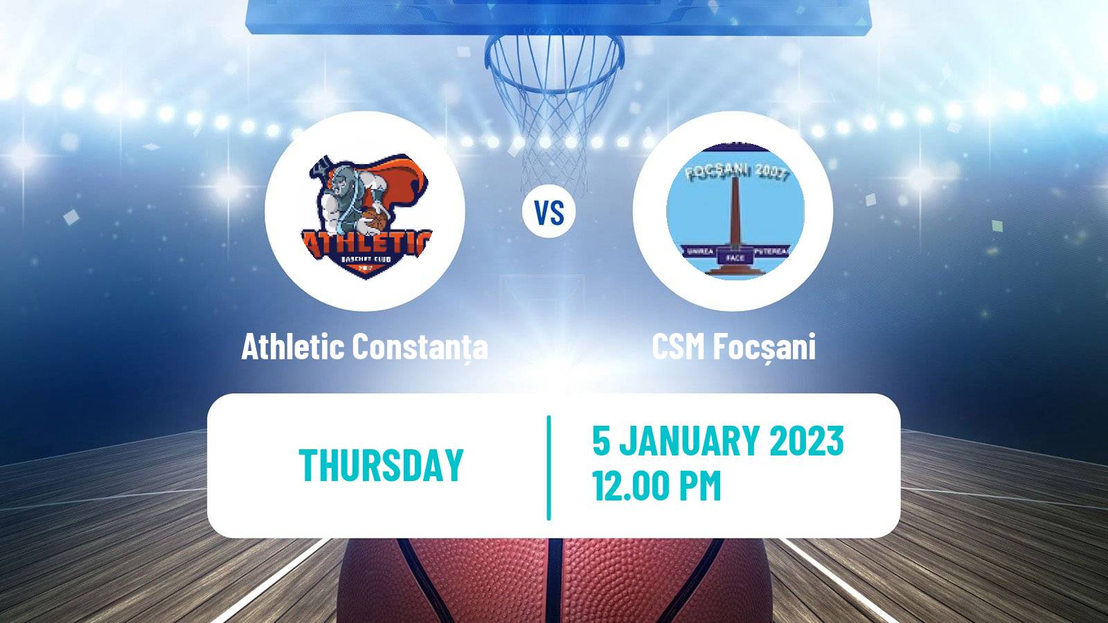 Basketball Romanian Divizia A Basketball Athletic Constanța - CSM Focșani