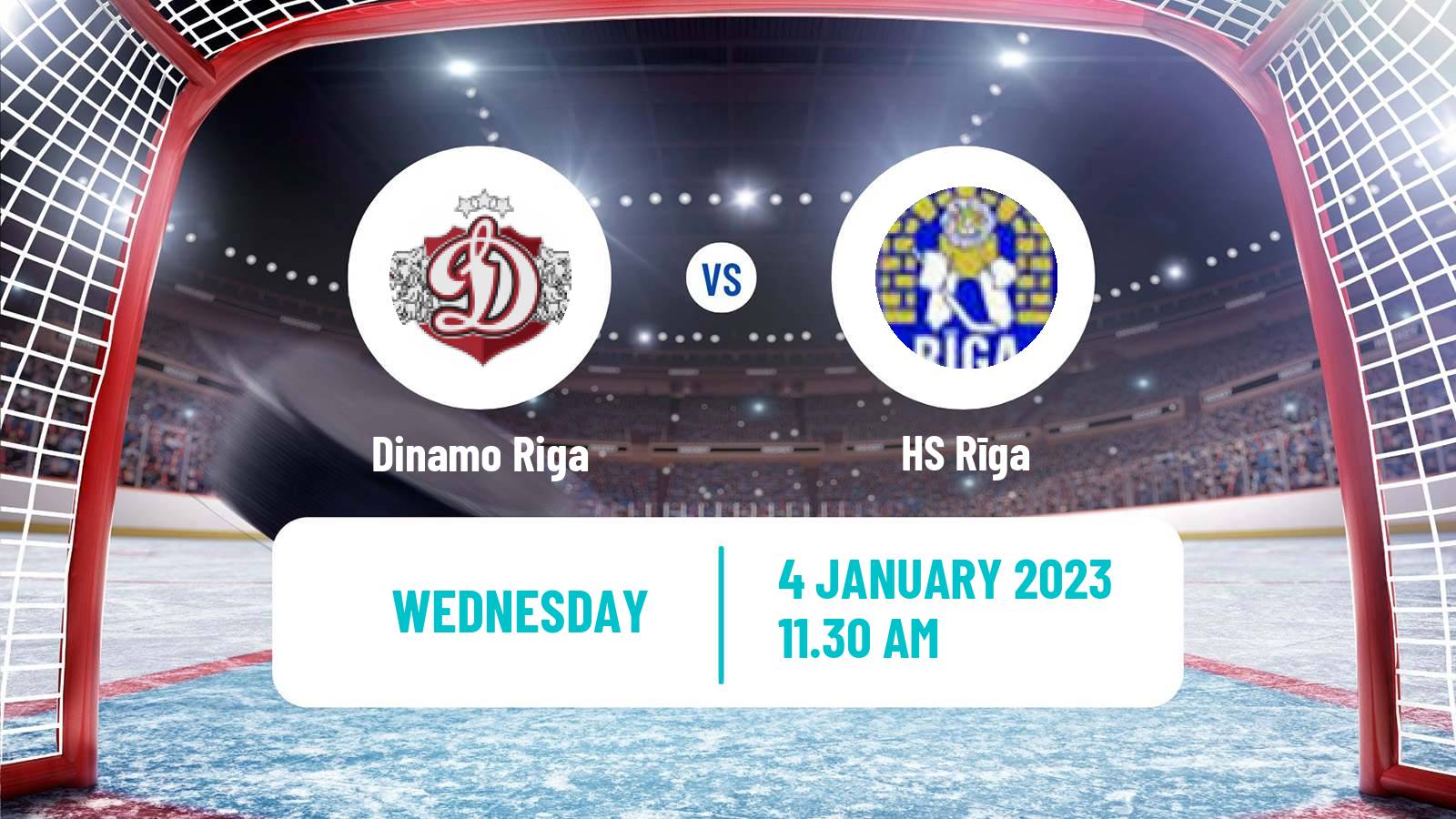 Hockey Latvian Hokeja Liga Dinamo Riga - HS Rīga