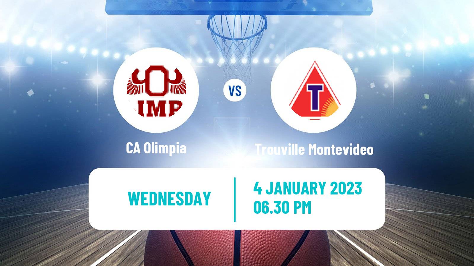 Basketball Uruguayan Liga Basketball Olimpia - Trouville Montevideo