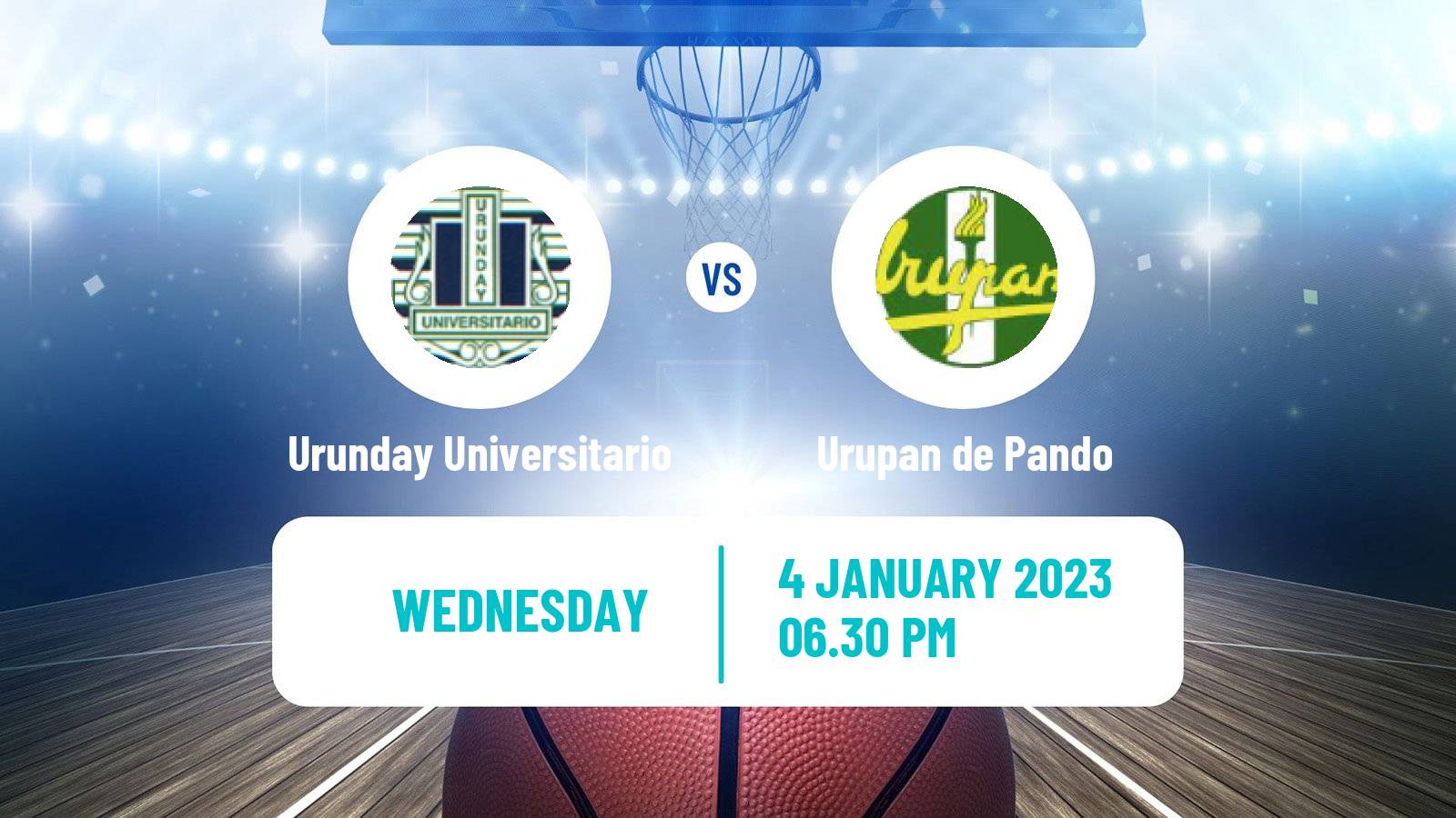 Basketball Uruguayan Liga Basketball Urunday Universitario - Urupan de Pando