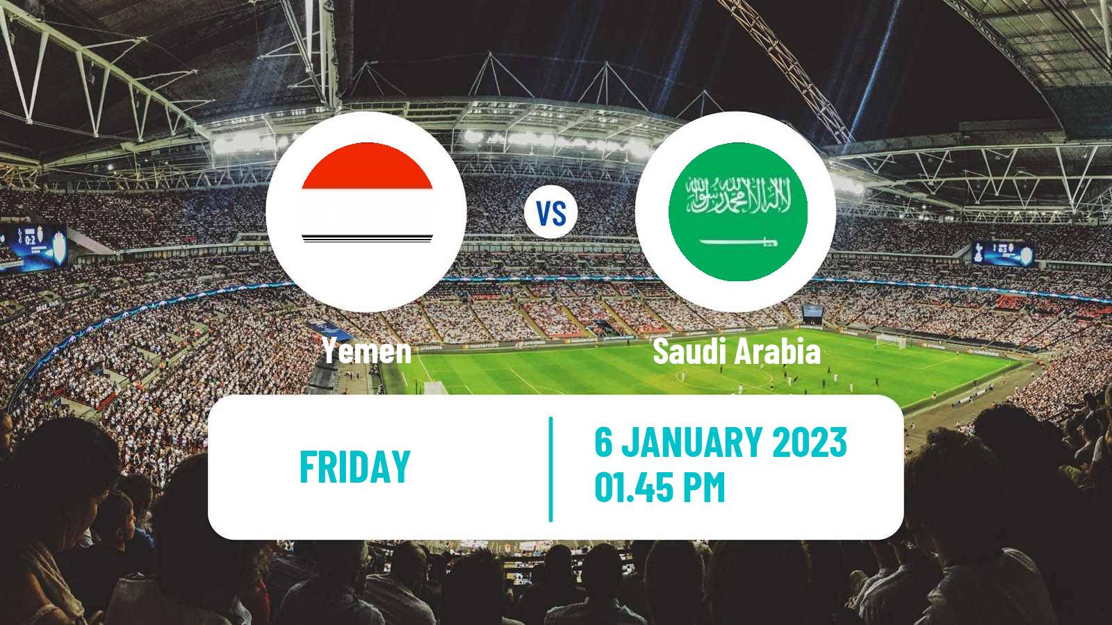 Soccer Gulf Cup of Nations Yemen - Saudi Arabia