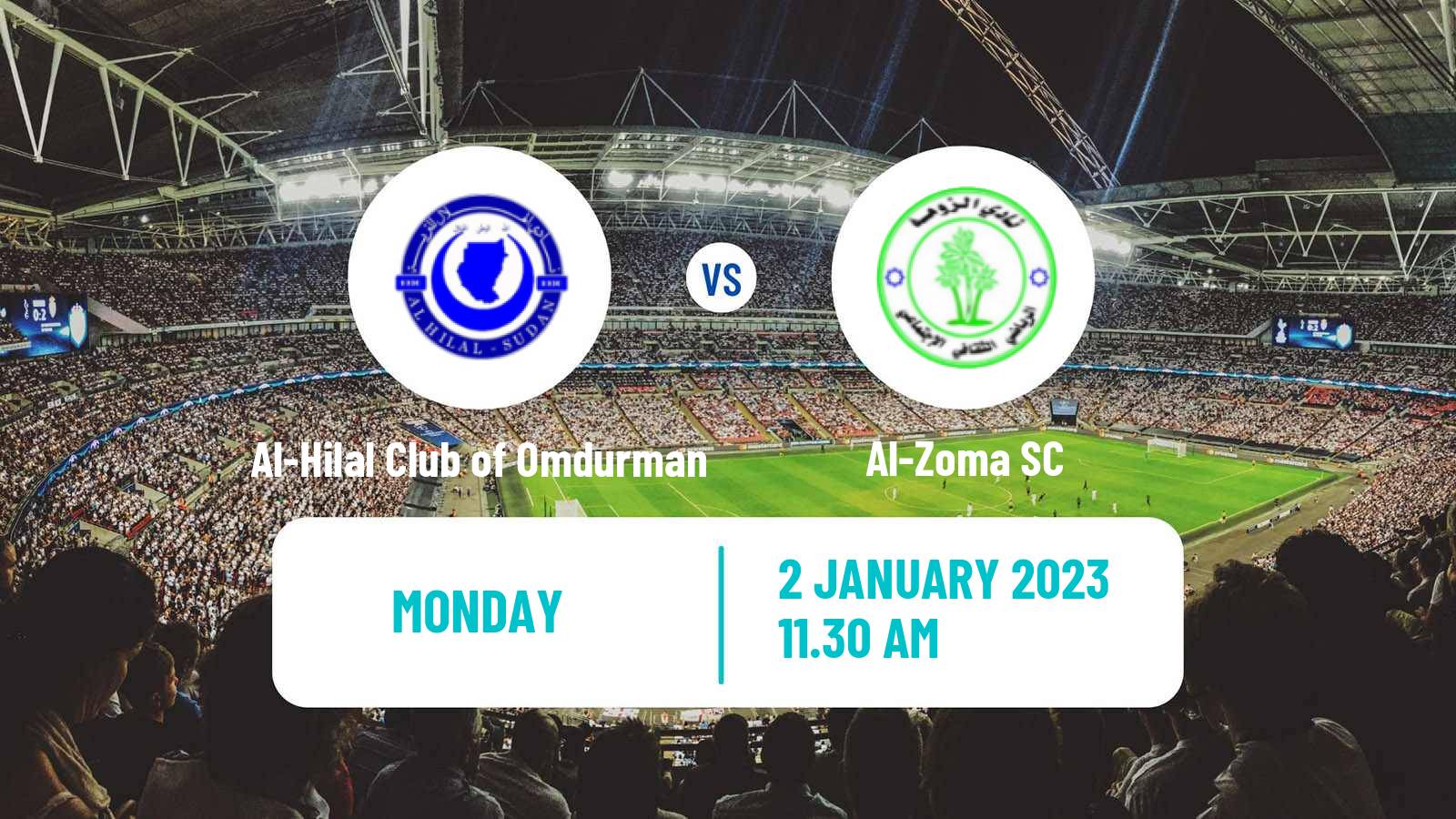 Soccer Sudan Premier League Al-Hilal Club of Omdurman - Al-Zoma