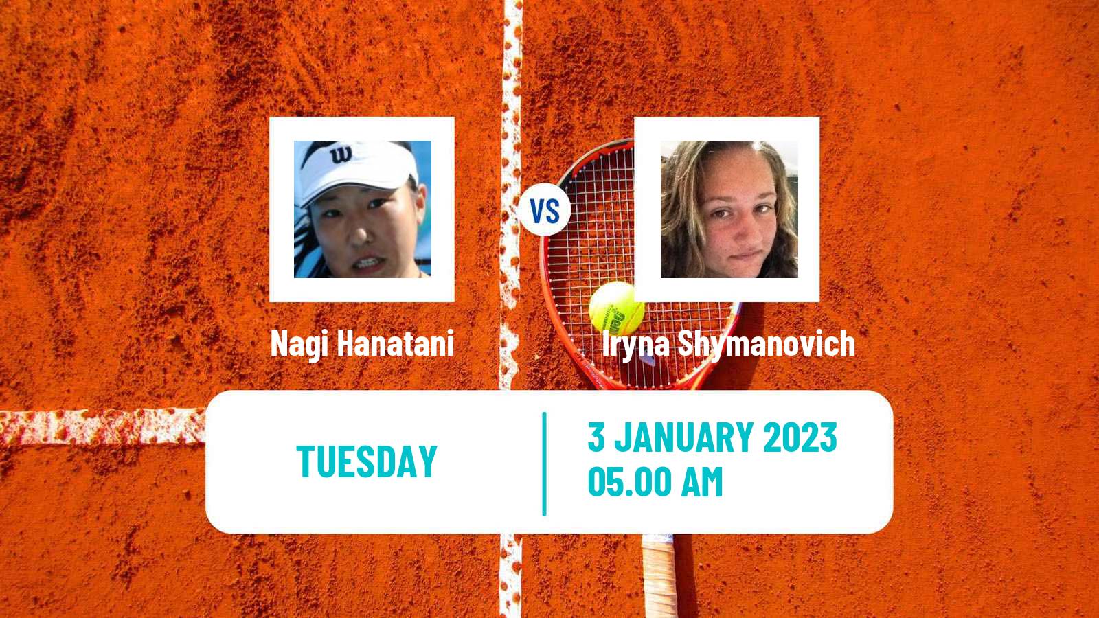 Tennis ITF Tournaments Nagi Hanatani - Iryna Shymanovich