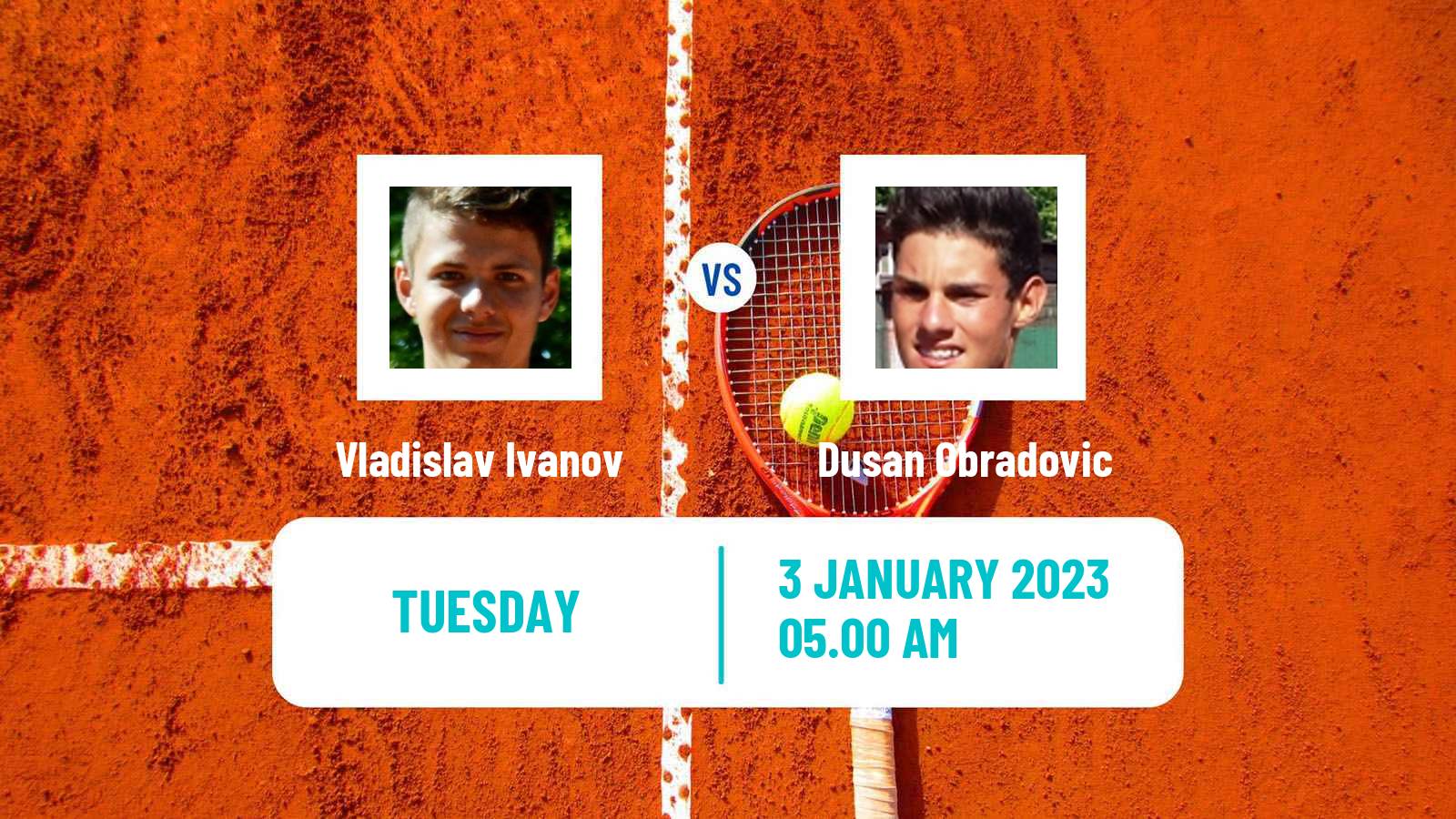 Tennis ITF Tournaments Vladislav Ivanov - Dusan Obradovic