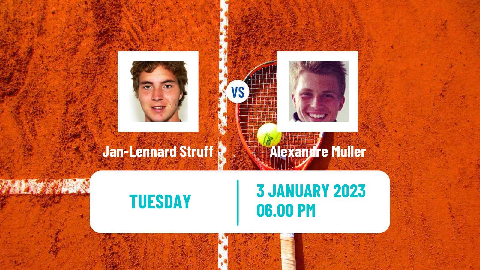 Tennis ATP Challenger Jan-Lennard Struff - Alexandre Muller