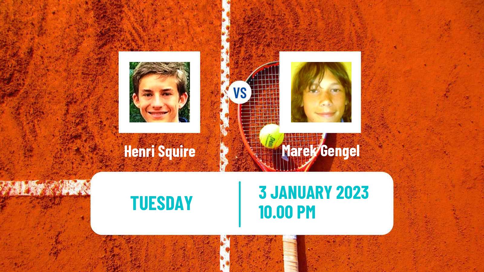 Tennis ATP Challenger Henri Squire - Marek Gengel