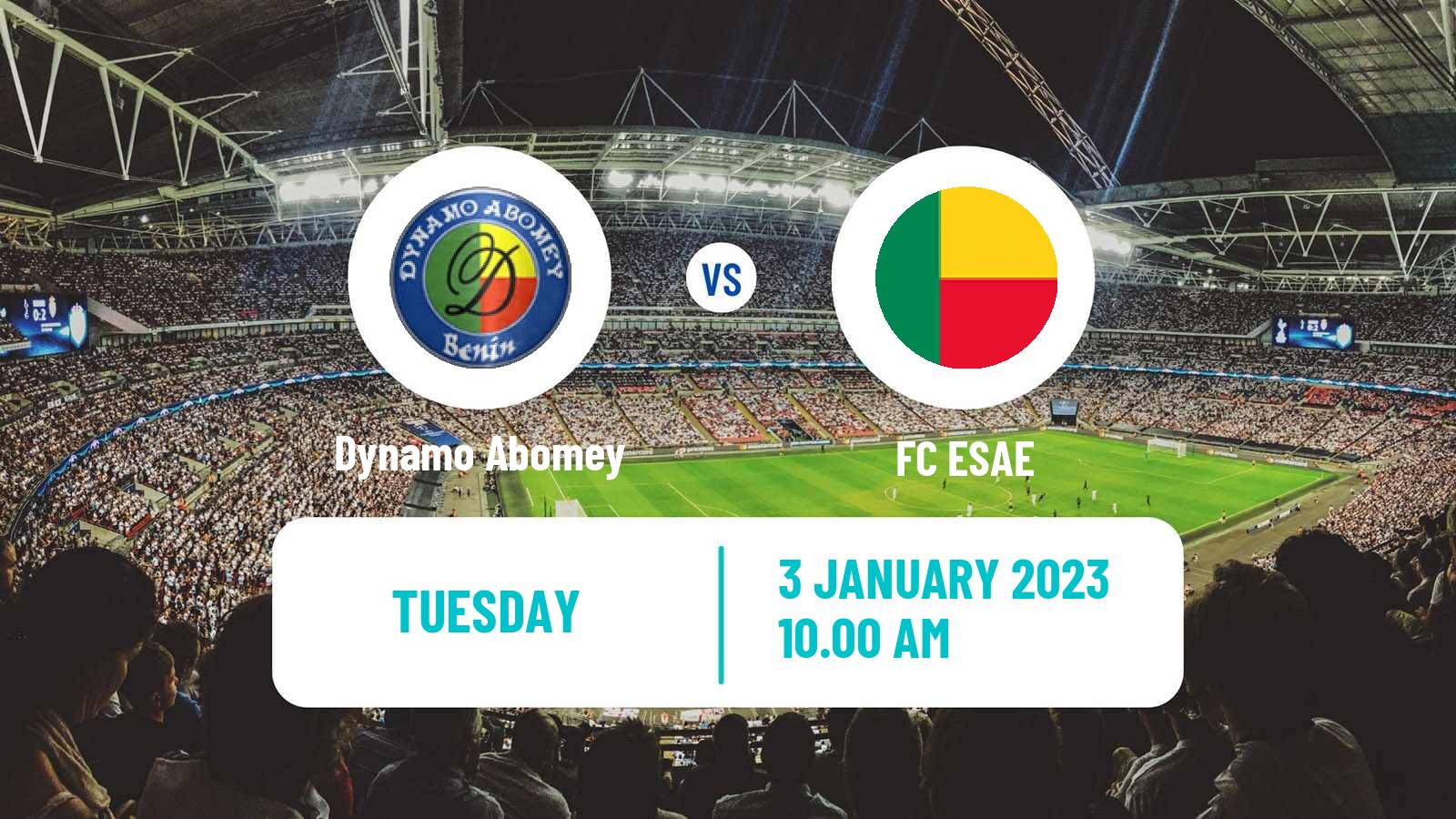 Soccer Benin Ligue 1 Dynamo Abomey - ESAE