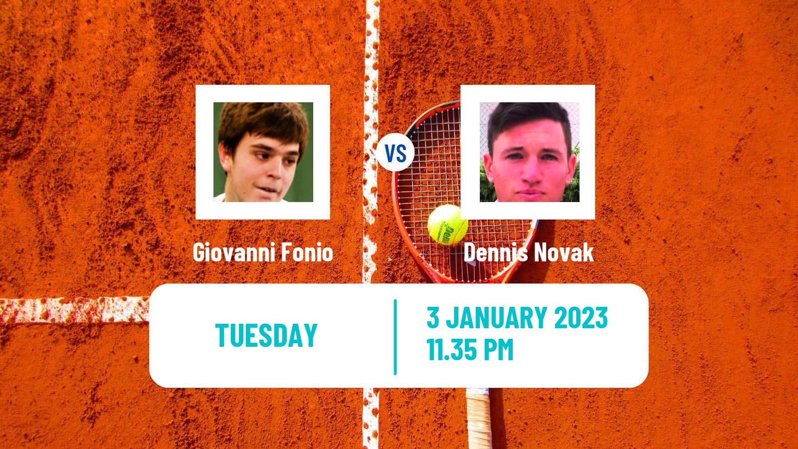 Tennis ATP Challenger Giovanni Fonio - Dennis Novak
