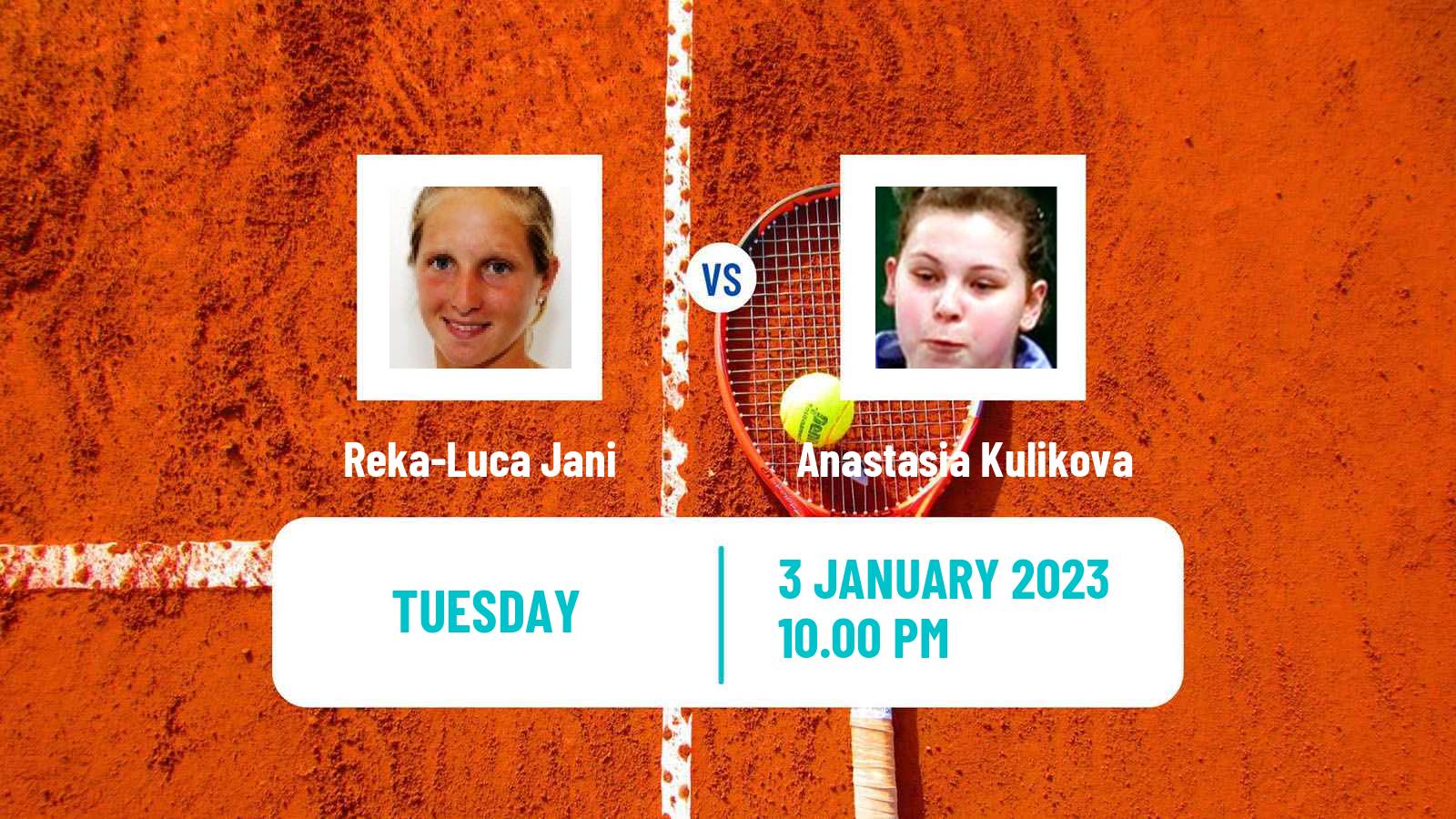 Tennis ITF Tournaments Reka-Luca Jani - Anastasia Kulikova