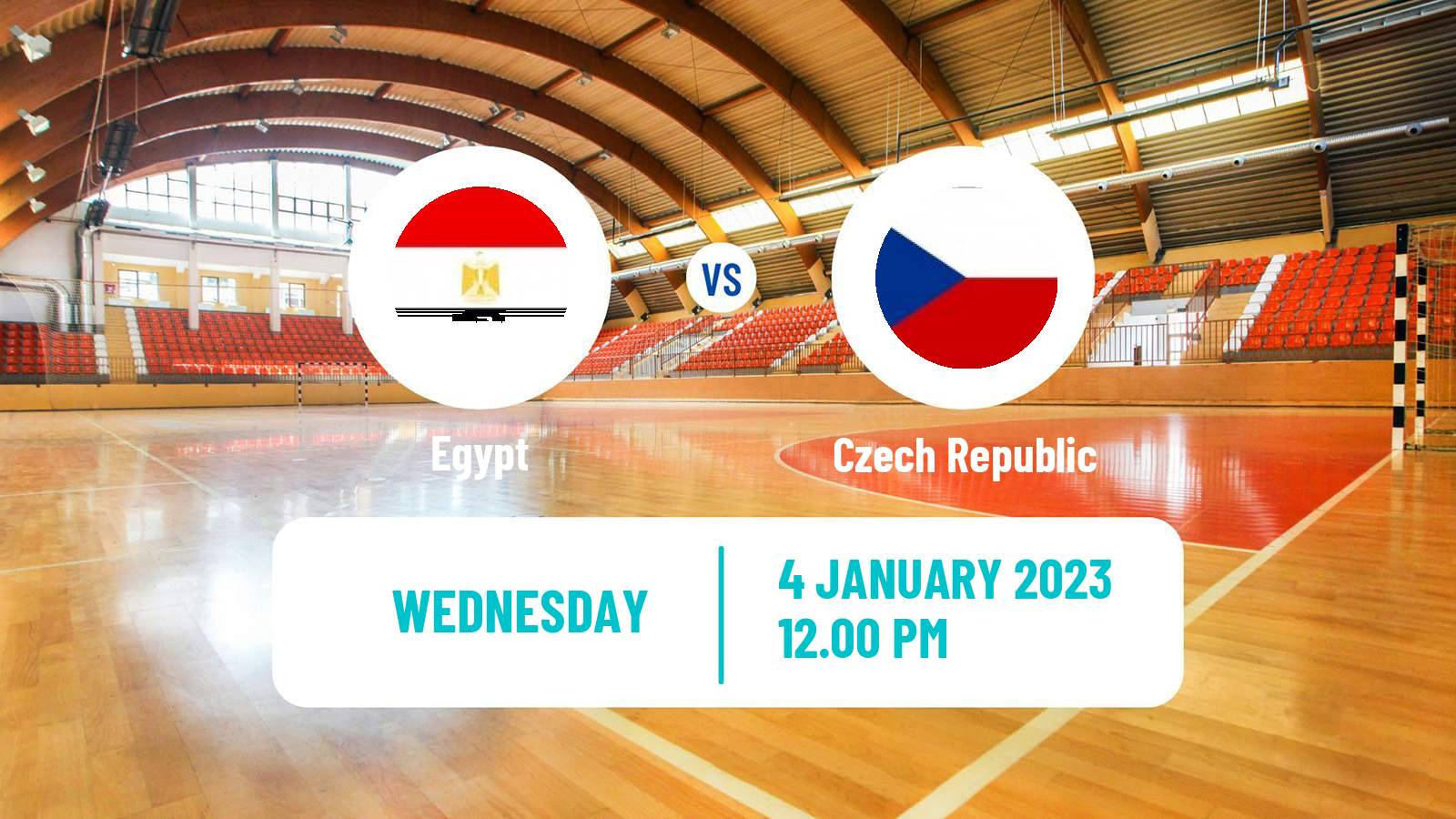 Handball Friendly International Handball Egypt - Czech Republic