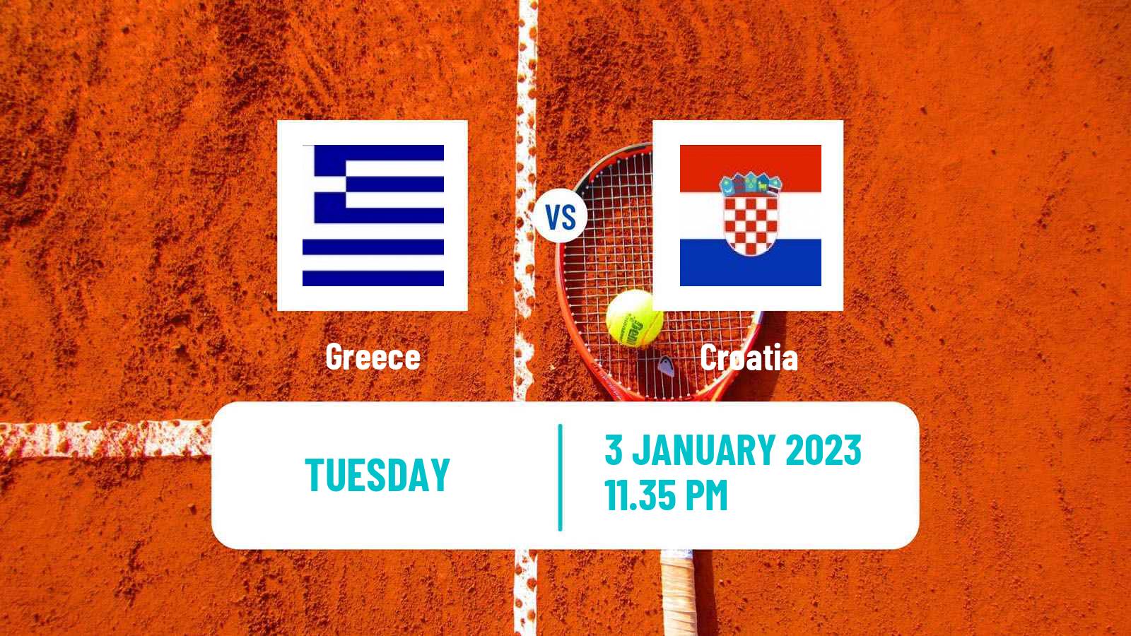 Tennis United Cup Teams Mix Tennis Greece - Croatia