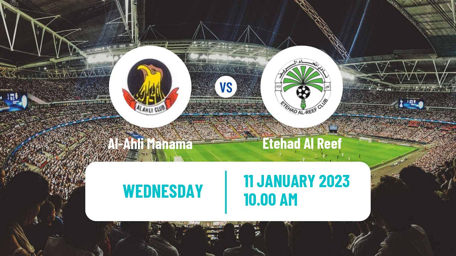 Soccer Bahraini Cup Al-Ahli Manama - Etehad Al Reef