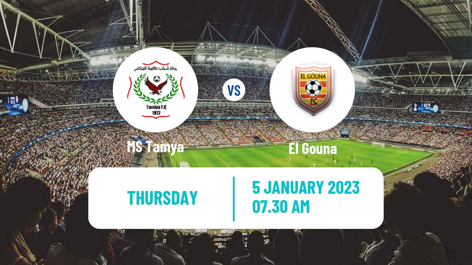 Soccer Egyptian Division 2 - Group A Tamya - El Gouna