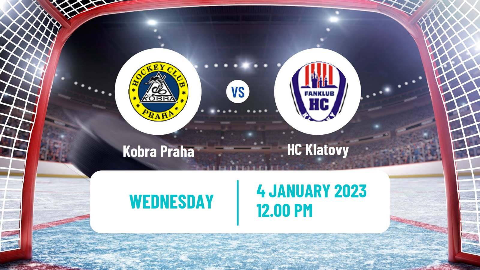 Hockey Czech 2 Liga Hockey West Kobra Praha - Klatovy