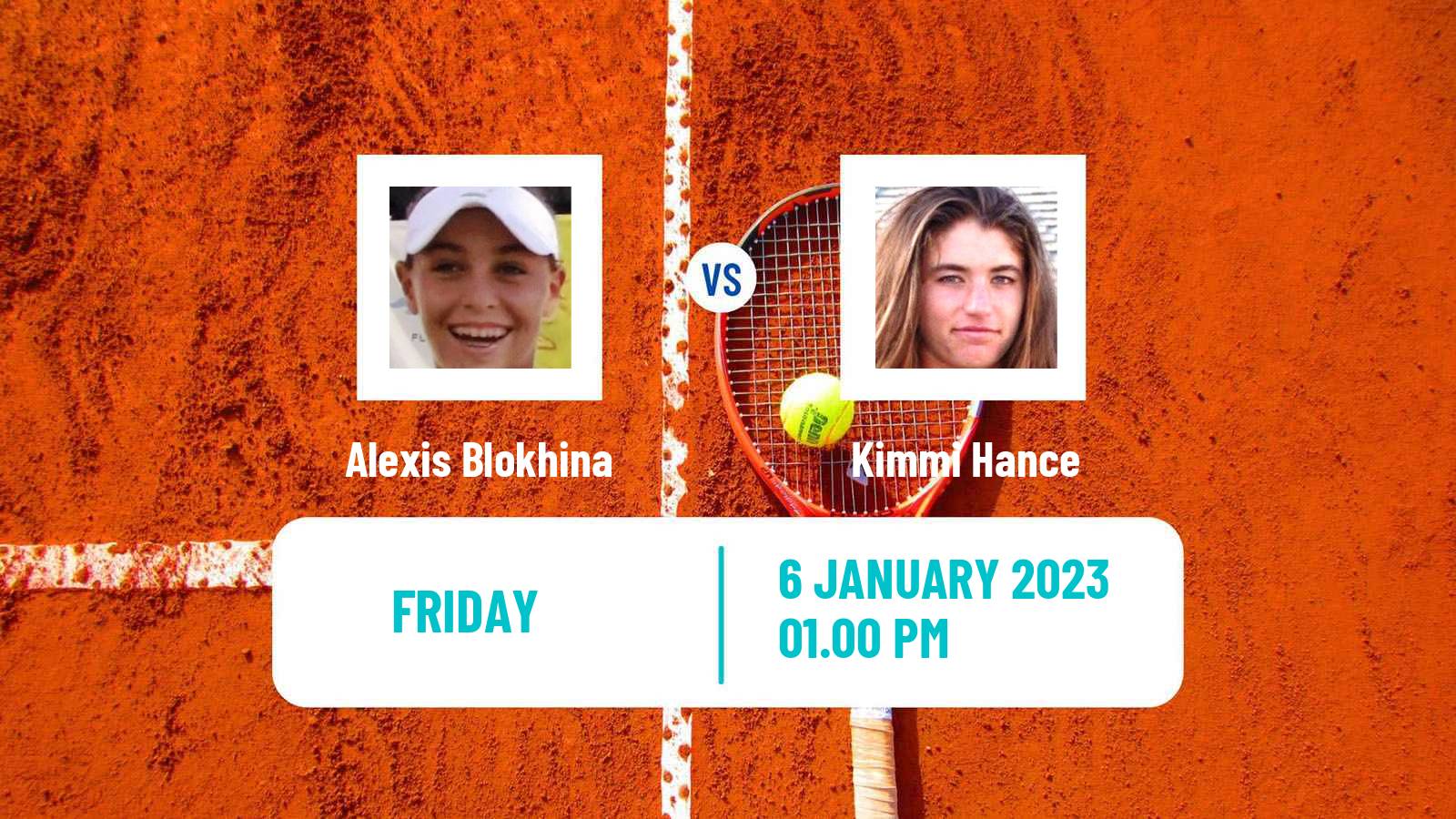 Tennis ITF Tournaments Alexis Blokhina - Kimmi Hance