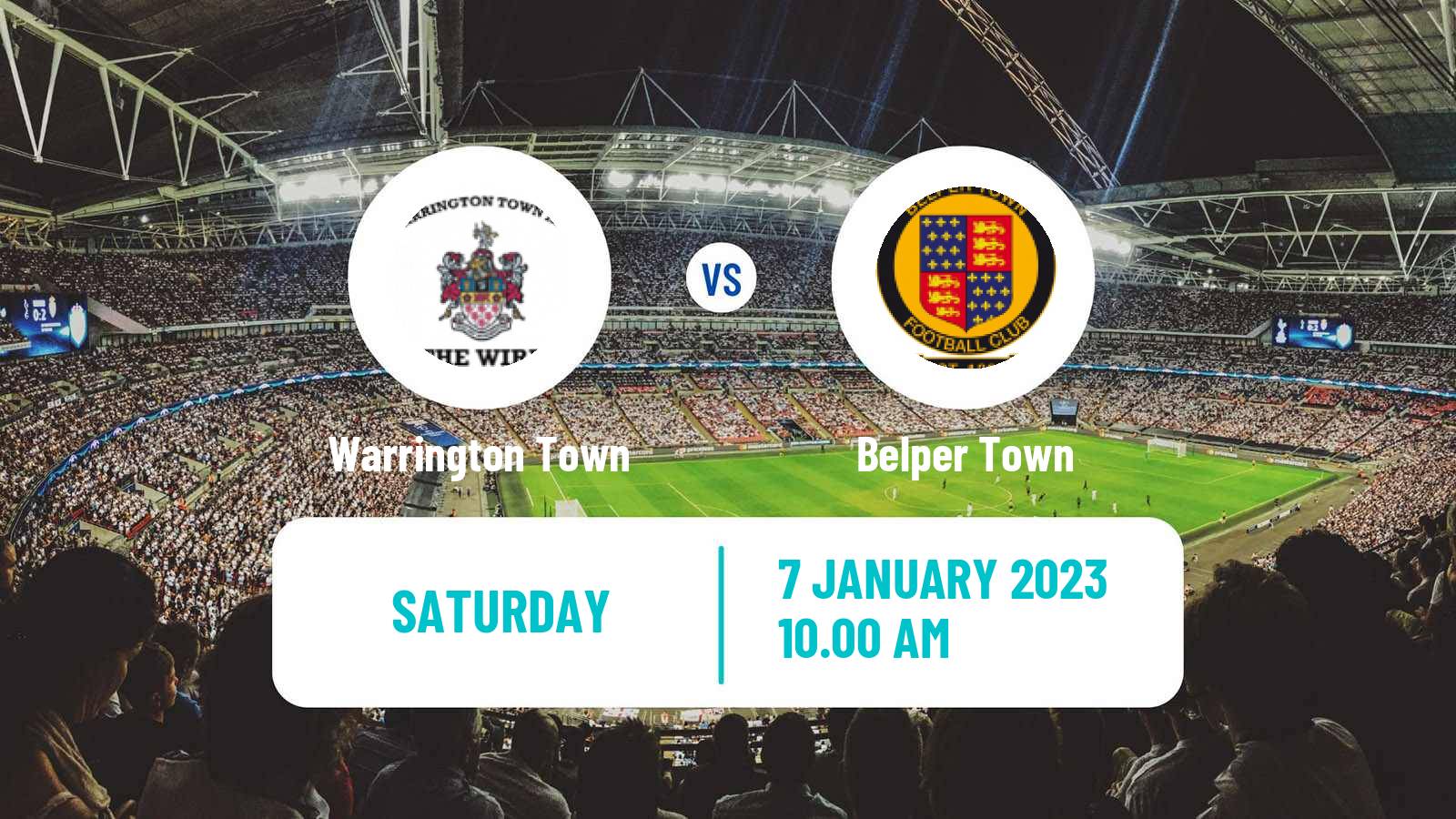 Soccer English NPL Premier Division Warrington Town - Belper Town
