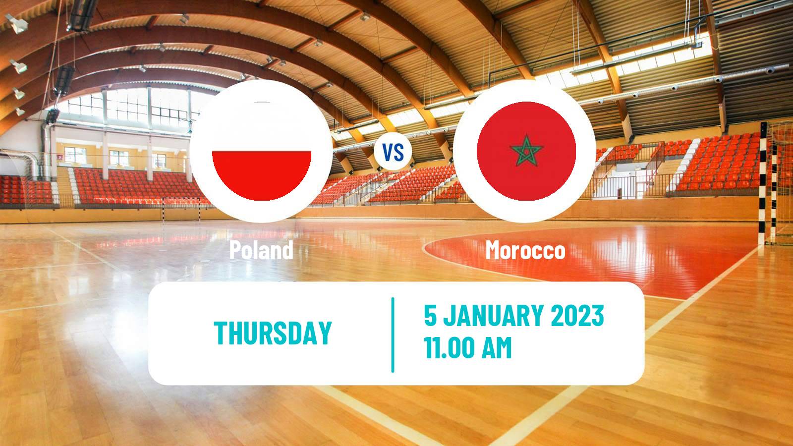 Handball Friendly International Handball Poland - Morocco