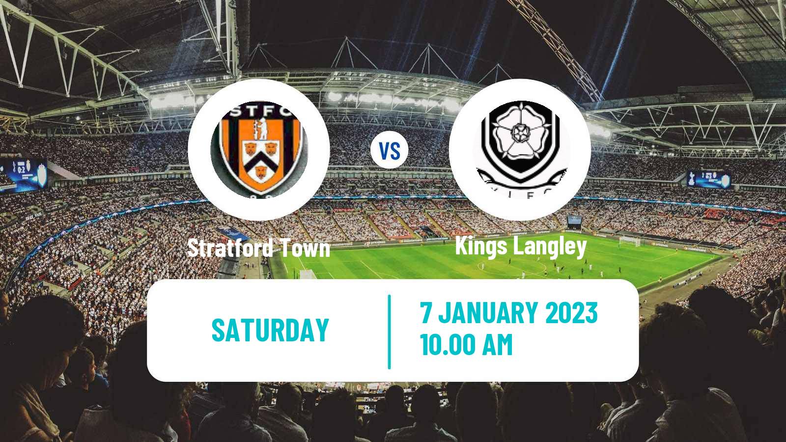 Soccer English Southern League Central Division Stratford Town - Kings Langley