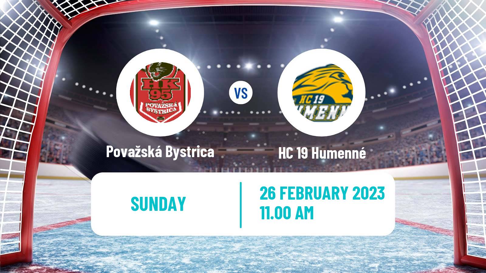 Hockey Slovak 1 Liga Hockey Považská Bystrica - HC 19 Humenné