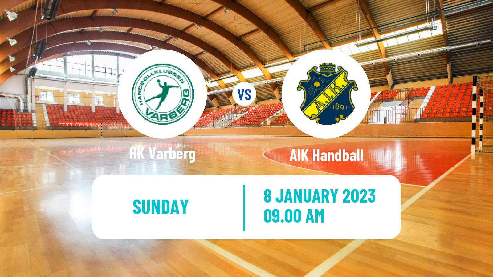 Handball Swedish Allsvenskan Handball Varberg - AIK