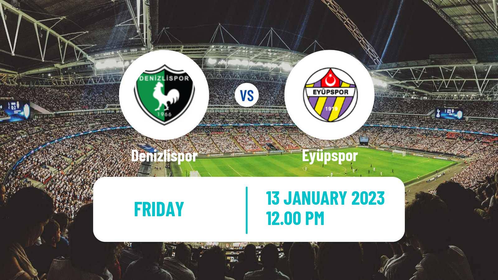 Soccer Turkish First League Denizlispor - Eyüpspor