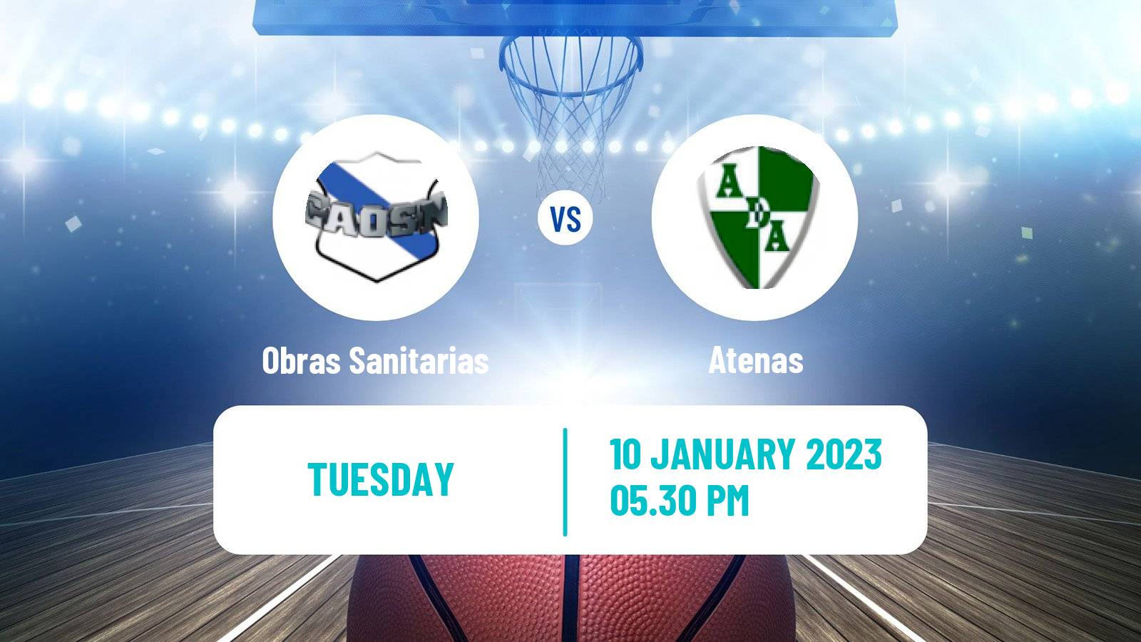 Basketball Argentinian LNB Obras Sanitarias - Atenas