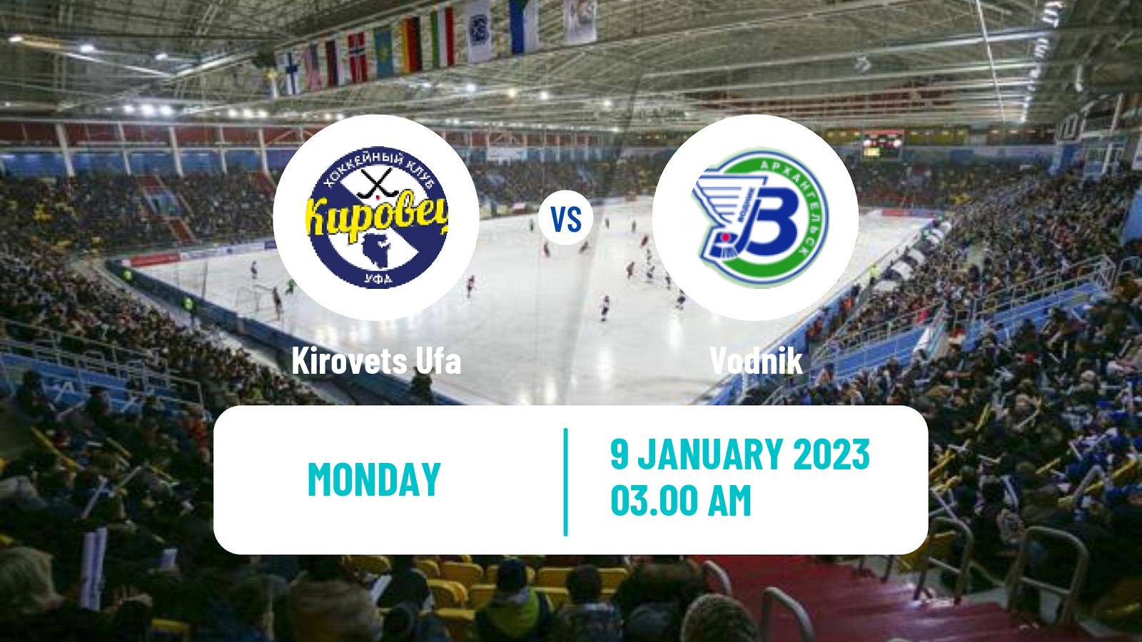 Bandy Russian Super League Bandy Kirovets Ufa - Vodnik